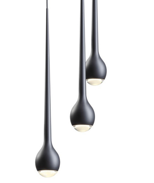 Falling Water 3 Pendelleuchte Aluminium